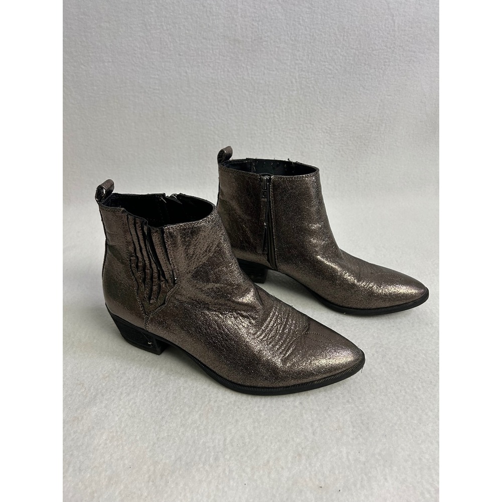 Western Boho Circus by Sam Edelman Womens 8M Bronze Metallic Hartford Booties